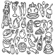 30 Cooking Doodles Clipart