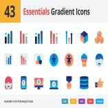 Essentials Vector Gradient Icons