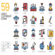 59 Law & Copyright Icons