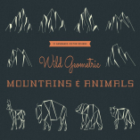 Wild Geometric Mountains & Animals