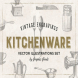 Kitchenware - Engraving Illustration Set