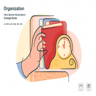 Organization Filing Vector Illustration