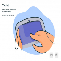 Tablet Electronic Vector Illustration