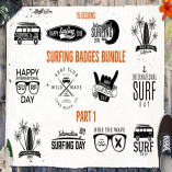 Summer Logo / Surfing Badges & Elements