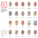 60 Artificial Intelligence Icons | Butterscotch