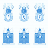 Currencies and Finances UI UX Illustrations