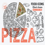 Pizza Hand-Drawn Graphic
