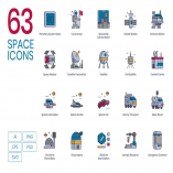 63 Space Icons