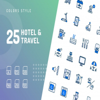 Hotel & Travel Filled Icons