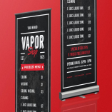 Vape Shop Roll Up Banner