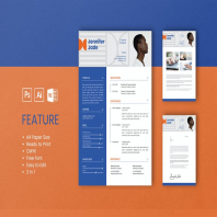 Professional CV And Resume Template Jade