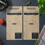 Vintage Food Menu