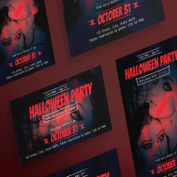 Halloween Party Flyer and Poster Template