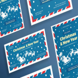 Christmas Travel Agency Flyer and Poster Template