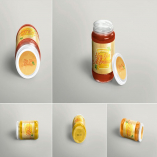 5 Jam Jar Mockups