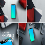 Phone Mock-ups with Background