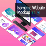 Isometric Website Mockup 3.0