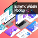Isometric Website Mockup 4.0