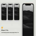 Sketch mockup iPhone 11 pro