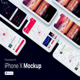 Presentation Kit - iPhone showcase Mockup