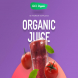 Organic Juice - 10 Premium Hero Image Templates