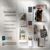 Pegboard - Moodboard Scene Generator