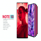 Note 10 Layered PSD MockUps