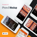 Presentation Kit - iPhone showcase Mockup