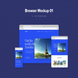 Website Browser Mockup 1.0