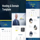 Hosting & Domain Server PSD Template