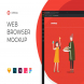 Opera Browser Window – Website Mockup