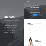 LeadPower - Multi Purpose PSD Landing Pag Template