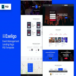 Event Management - Landing Page PSD Template