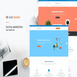 Adcenter - Digital Marketing PSD Template