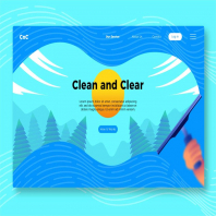 Clean and Clear - Banner & Landing Page
