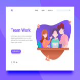 Team Work - Landing Page