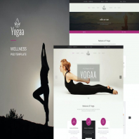 Yogaa – Wellness PSD Template
