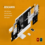 Benjamin Creative Website UI Kit