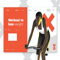 Gyms & Sport Club Banner & Landing Page
