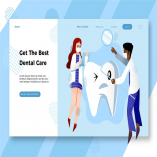 Dentist - Banner & Landing Page