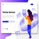IT Service - Banner & Landing Page