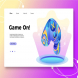 Game On - Banner & Landing Page