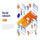 Social Network Isometric Concept