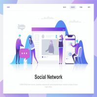 Social Network Flat Concept