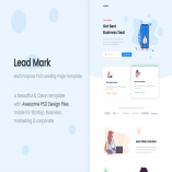 LeadMark - Multi Purpose PSD Landing Page