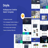 Doyle - Creative Multipurpose Sketch Template