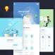Cesis Flat Style One Page Sketch App Template