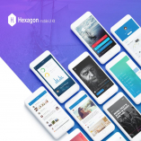 Hexagon Mobile UI Kit