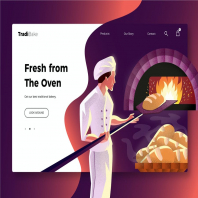Bakery - Banner & Landing Page