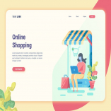 Online Shopping - Landing Page